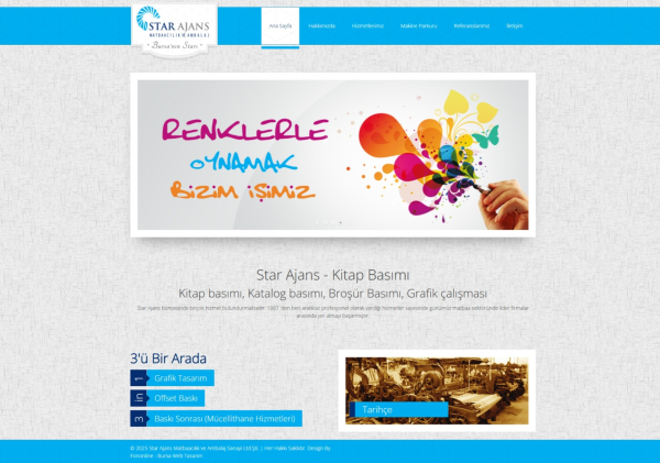 Kurumsal Site starmatbaacilik.com Web Site Tasarımı & Yazılımı