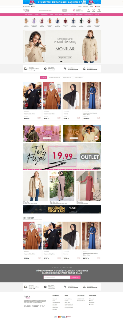 Giyim & Moda E-Ticaret Konsepti #2